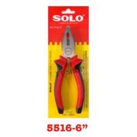 ราคา คีม คีมปากจิ้งจก คีมตัดสายไฟ คีมสายไฟ SOLO ขนาด 6 นิ้ว NO 5516 ของแท้ คีมปากจระเข้ คีมอเนกประสงค์ (12691399294)