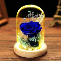 ราคา ดอกไม้ความงามและBeastสีแดงสดกุหลาบนิรันดร์แก้วโดมสำหรับวันวาเลนไทน์ของขวัญคริสต์มาสอุปกรณ์ประดับบ้าน (6528160609)