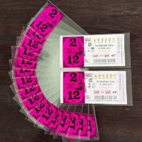 ราคา ซองแก้วใส ซองแก้วใสสกรีน2ใบ12ล้าน เลือก5สีแพค 1 กก ซองใส่ลอตเตอรี่ ซองใส่ล็อตเตอรี่ ซองใส่สลากกินแบ่งรัฐบาล ซองใสใส่ลอตฯ (12001745966)