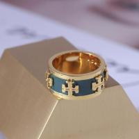 ราคา Trend บุคลิกภาพ Ins แฟชั่น Micro Standard เคลือบเคลือบเนื้อโลหะทองแดงชุบ TB แหวนสาว (15074976623)