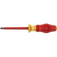 ราคา Wera 05031581001 1160 IVDE Insulated Screwdriver for Slotted Screws 0 5 mm x 3 0 mm x 100 mmSilver (17585227597)