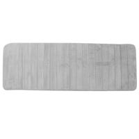 ราคา Memory Foam Soft Bath Mats Non Slip Absorbent Bathroom Rugs Extra Large Size Runner Long Mat for Kitchen Bathroom Floors 60X160cm Grey (17030995650)