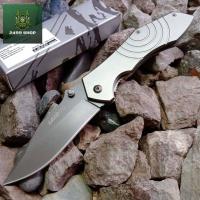 ราคา LAND GB L730 Stainless Steel Knife น้ำหนักเบาเพียง 103 3 กรัม มีดพับ ใบ 3 5 นิ้ว ด้าม Stainless Steel ระบบล็อค Liner Lock ใบชุบสีเทากันสนิม มีดพับเดินป่า ทำครัว พกใช้งาน ดีไซน์สวยงาม ทำครัว ตั้งแคมป์ 