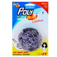 ราคา ฝอยขัดหม้อ โพลีไบรท์ 25 15 กรัม ฝอยเหล็ก ฝอยขัด ฝอยสเตนเลส ฝอย ฝอยขัดสแตนเลส ใยขัดกะทะ สก๊อตไบร์ POLY BRITE MK (20719942051)