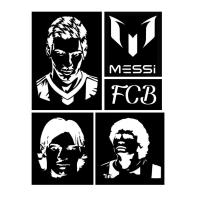 ราคา ส่งด่วน บล็อคเพ้นท์สติ๊กเกอร์แมนยู เมสซี่ A4ได้ทั้งแผ่น5รูป ราคา50บาท (13599276784)