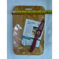 ราคา พร้อมส่ง เขียงไม้ไผ่ แถมฟรี มีดหั่นผัก เขียงไม้ มีดฟรี เขียง เขียงหั่นผัก (16701315542)