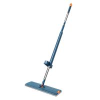 ราคา ไม้ถูพื้นรีดน้ำ ผ้า2ผืน ไม้ถูพื้น Flat Mop หมุนได้ 360 องศา ไม้ถู ไม้กวาดและไม้ถูพื้น (20271924931)