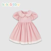 ราคา 90 130 Dress เดรสแขนตุ้ก สีชมพู กระโปรงพอง ใส่ออกงาน น่ารักๆ KIKIBABY KP0154 (20211548865)