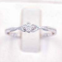 ราคา Lucky Gems แหวนเม็ดเดี่ยว ก้านดีไซน์เก๋ เงินแท้92 5 เพชร CZ เกรด Premium เล่นไฟดี ชุบทองคำขาว LKM626 (17973749854)