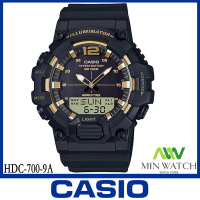 ราคา นาฬิกา CASIO รุ่น HDC 700 นาฬิกาข้อมือผู้ชาย สายเรซิน HDC 700 1A สีดํา HDC 700 3A สีเขียว HDC 700 9A สีทอง ของแท้100 ประกันศูนย์ CASIO 1 ปี จากร้าน MIN WATCH (410208599)