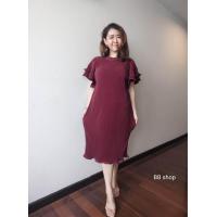 ราคา Fashion Pleated Dress Free size b11แฟชั่นสาวอวบ ชุดใส่ทำงาน ชุดออกงาน ชุดทำงาน เดรสยืดฟรีไซด์ แฟชั่นสาวอวบ ชุดสีสุภาพ ชุดงานแต่ง (20332215270)