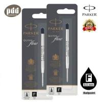 ราคา 2 แพค PARKER REFILLS ไส้ปากกาป๊ากเกอร์ ลูกลื่น ควิ้ง โฟล หมึกน้ำเงิน หมึกดำ 2 packs PARKER QUINK Flow BALLPOINT REFILLS Blue Black Ink ไส้ปากกา Parker Refill Ballpoint Pen ปากกา pendeedee (673960488)