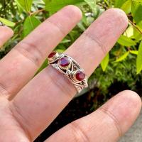 ราคา แหวนทับทิมแท้ แหวนไพลินแท้ แหวนเงินแท้100 แหวนงานHandmand สวย มีเสน่ห์ ชุบทอง ชุบพิงโกลด์ (21090797001)