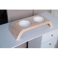 ราคา โต๊ะอาหารสัตว์เลี้ยง พร้อมถ้วยเซรามิก สำหรับแมว สุนัข ไม้เกรดA แข็งแรง สวยงาม (20814900360)