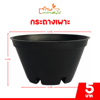 ราคา กระถาง กระถางต้นไม้ ชาม กระถางกลมทรงเตี้ย ถ้วยยาง เบอร์ 4 6 7 5 8 9 นิ้ว สีดำ สีขาว (20842907987)