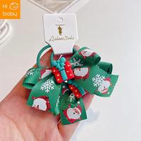 ราคา Christmas 1 pair of hair rope cute bow childrens hair band elk snowman hair band little girls head rope (20924705301)