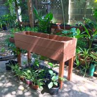 ราคา กระบะไม้ปลูกผัก กระบะไม้ปลูกดอกไม้ เลือกสีได้ (3536570358)