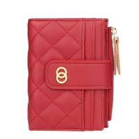 ราคา หนัง PU แฟชั่นด้านคุณภาพหญิงกระเป๋าสั้นกระเป๋าเก็บบัตรกระเป๋ามียี่ห้อสำหรับผู้หญิง (21170723598)