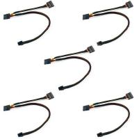 ราคา VVH MALL Mini 6Pin to 15Pin X2 SATA Power Cable Cord for DELL Vostro 3650 3653 3655 Desktop Computer HDD SSD Expansion Cable (17510394593)