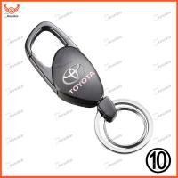 ราคา New Alloy โลโก้โลหะรถจักรยานยนต์พวงกุญแจพวงกุญแจรถชุดสำหรับ Toyota (7739096688)