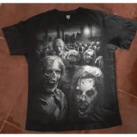 ราคา เสื้อยืดพิมพ์ลายแฟชั่นเสื้อ The Walking Dead ลายตาเทา ของแท้มือ1 ผ้าฝ้าย 100 (20110011199)