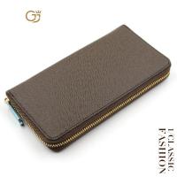 ราคา Bogesi กระเป๋าสตางค์หนังแท้ใบยาวซิปรอบ มีช่องใส่ธนบัตร4 ใส่บัตร 8 มีซิปในใส่เหรียญ เพิ่มสายค้องมือ ขนาด 20x10cm รุ่น B005 สีน้ำตาล (19486141088)