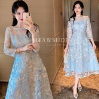 ราคา เดรสงานปักออกงาน M 3XL ชุดไปวัด ชุดทำบุญ ชุดถ่ายพรี ชุดงานหมั้น ชุดงานบวช เดรสสีขาว เดรสลูกไม้ ฉลุ งานป้าย ชุดไปวัด ชุดไปงาน ชุดออกงาน THE CLASSIC (19619513007)