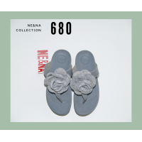 ราคา รองเท้าเเฟชั่นผู้หญิงเเบบเเตะพื้นนุ่มหูหนีบ No 680 NE NA Collection Shoes (21108533983)