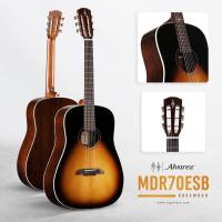 ราคา Alvarez MDR70ESB Alvarez MDR70ESB กีตาร์โปร่งไฟฟ้าทรง Slope D สเปค All Solid AAA Sitka Spruce Indian Rosewood (12195689733)