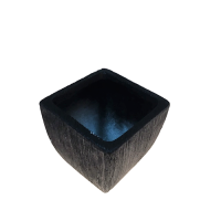 ราคา กระถางต้นไม้ขนาดเล็ก กระถางสี่เหลี่ยมสีดำลายขูด สำหรับปลูกต้นไม้ขนาดเล็ก (17383381985)