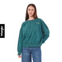 ราคา WRANGLER เสื้อคลุมสวมหัวผู้หญิง คอลเลคชั่น Wild Wrangler ทรง OVERSIZE รุ่น WR F523WPULN35 (21167901905)