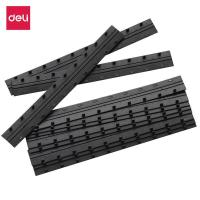 ราคา Deli สันกระดูกงู สันห่วงพลาสติก สันห่วงพลาสติก เข้าเล่มเอกสาร 100 ชิ้น ต่อ กล่อง A4 10 หลุม 300 มม อุปกรณ์สำนักงาน Binding Clip OfficeME (17289104794)