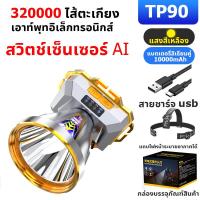 ราคา 10ปีก็ไม่เสีย ไฟฉายคาดหัว อัพเกรดสว่างจ้า ปืนใหญ่เลเซอร์6 0แสงขาว แสงเหลือง2400mAh led3ระดับแสงจ้ายิงไกล พร้อมจอแสดงผลพลังงาน สามารถชาร์จอย (21018001853)