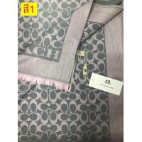 ราคา ผ้าคลุมไหล่ผ้าพันคอ COACH EST 1941 NEW YORK สี10 สีแดง (5228452558)