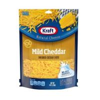ราคา Kraft Shredded Mild Cheddar Cheese 226g Frozen Fresh Shipping (21168290053)