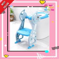 ราคา ฝารองชักโครกแบบบันไดบันไดฝารองนั่งชักโครก สำหรับเด็ก เบาะนิ่ม ถอดเก็บ (885582408)