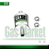ราคา GI Gas Filter with Clamps กรองแก๊ส Gi LPG NGV ขนาด 12 12 มม และ เข็มขัด 2 ชิ้น (468150531)