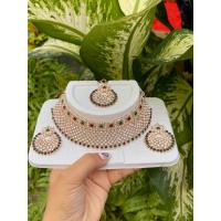 ราคา ชุดสร้อยคอต่างหูและหน้าผาก อินเดีย สินค้าพร้อมส่ง (21128232591)