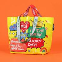 ราคา ถุงช้อปปิ้งกันน้ำ สะพายไหล่และถือ กระเป๋าช้อปปิ้ง กระเป๋ากระสอบ Shopping Bag Woven Bag (20848723085)