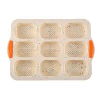 ราคา 4 9 Holes Food Grade Stomates Silicone Cake Mold Hamburger Bread Dog Mould Silicone Baking Mold Bakery Accessories (20022939486)