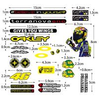 ราคา AGV Arai SHOEI หมวกกันน็อค Visor สติ๊กเกอร์สะท้อนแสงไวนิลคุณภาพสูงกันน้ำป้องกันรอยขีดข่วน D Ecals (16380983540)