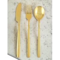 ราคา CMA ชุดช้อนส้อมเกาหลี และมีดสแตนเลส สีทองสแตนเลส 304 Stainless steel ไม่ลอก ไม่ดำ (7801535030)