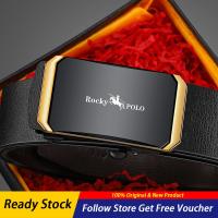 ราคา TZP Store เข็มขัดแฟชั่นผู้ชาย Rocky POLOเข็มขัดหนังแท้เข็มขัดผู้ชายหัวเข็มขัดอัตโนมัติเข็มขัดกางเกงลำลองหนังวัวสองชั้นเข็มขัดยีนส์คุณภาพสูงธุรกิจ (20388858521)