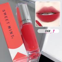 ราคา ลิปกลอสเคลือบกันน้ำเครื่องสำอางสำหรับเมคอัพลิปเคลือบริมฝีปากริมฝีปากลิปสติกเหลวนู้ดสีแดงติดทนนาน (19685332669)