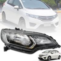 ราคา เสื้อไฟหน้า โคมไฟหน้า รุ่น ฮอนด้า แจ๊ส HONDA JAZZ GK ปี 2014 2018 ข้างขวา ไม่รวมชุดหลอดไฟ และสายไฟ สีใส ขอบดำ (6079586596)