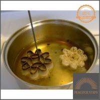ราคา Mold Brass แม่พิมพ์ทองเหลือง ขนมดอกจอก ขนาด 7 ซม 8 ซม 10 5 ซม พร้อมสูตรทำขนม บริการเก็บเงินปลายทาง Peacock Steps (9018488877)