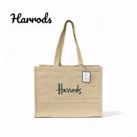 ราคา ของแท้จากอังกฤษ Harrods Foodhall Shopper Bag ถุงผ้าแฮรอท กระเป๋าช้อปปิ้ง กระเป๋ารักษ์โลก (21303859148)