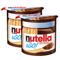 ราคา Nutella Go Hazelnut Spread Malted Bread Stick นูเทลล่า แอนด์ โก ขนมปัง จิ้มช็อคโกแลต 48g x 2แพค (687830380)