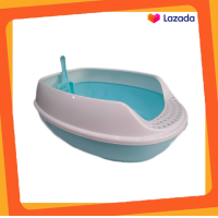 ราคา TL06 Bok Dok บ็อกด็อก กระบะทราย ที่ตักและที่เช็ดเท้า สีฟ้า ทรงสามเหลี่ยม (17955400912)