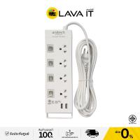 ราคา Anitech H5234 แอนิเทค ปลั๊กไฟ มอก 4 ช่อง 4 สวิตซ์ 2 USB สายยาว 3 เมตร ประกันสูงสุด 10 ปี By Lava IT (15867687323)